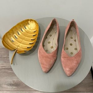 Boden Pointy Toe Flats, Size 6.5, in Pale Pink
